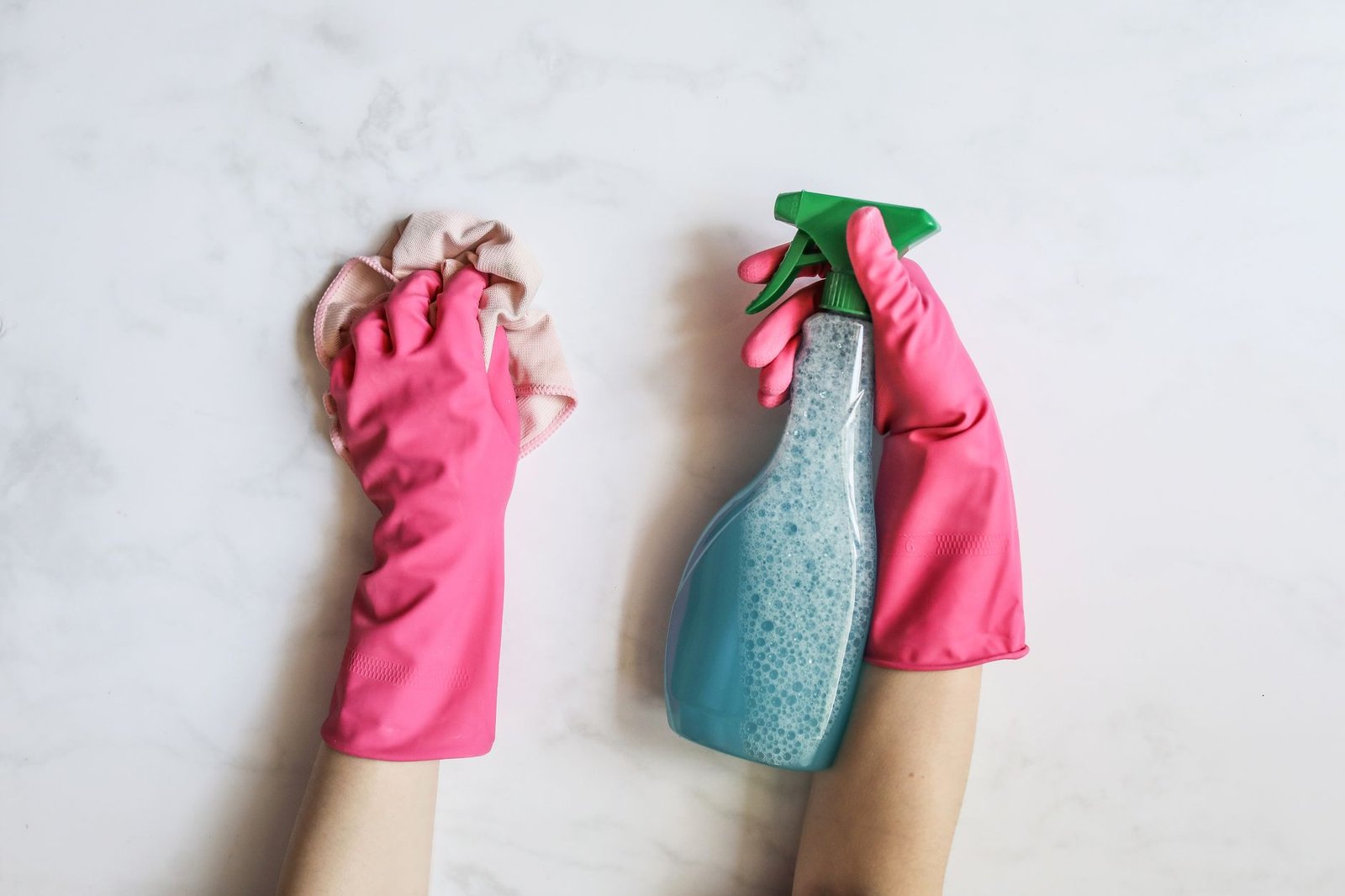 Productos de limpieza y paños