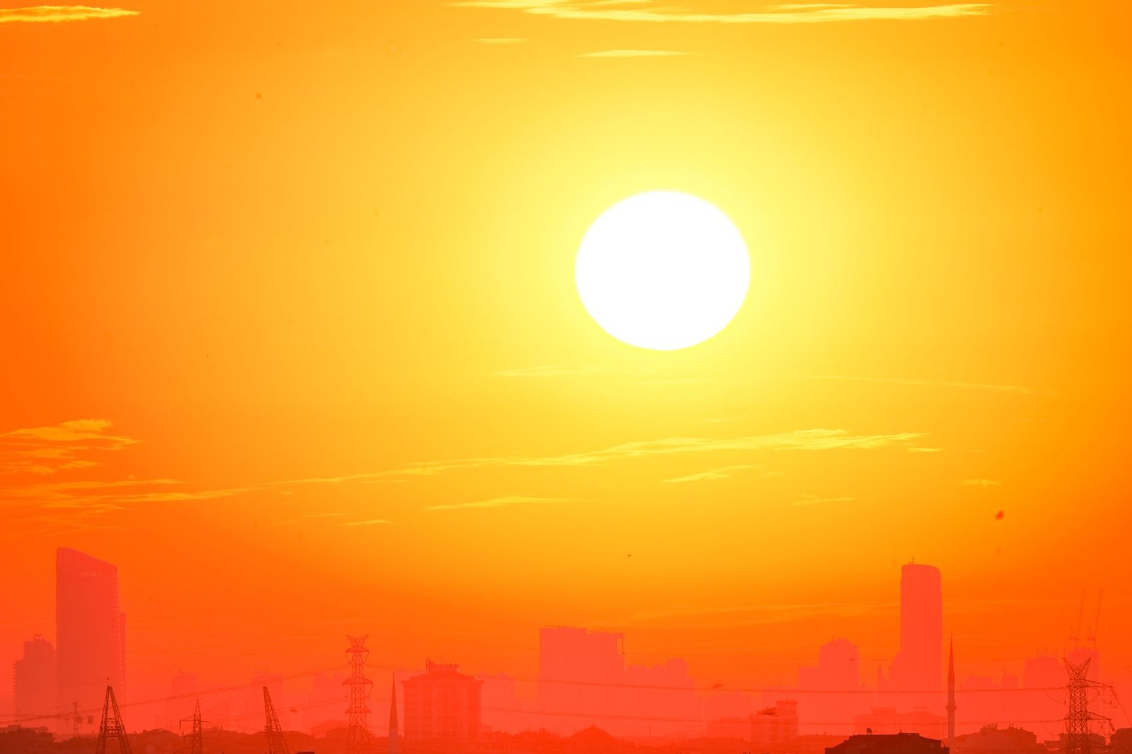 Día de calor intenso en la ciudad